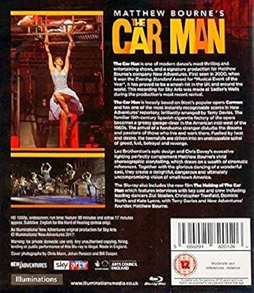 その他 Matthew Bourne's The Car Man Blu-ray Amazon.co.jp: Matthew Bourne's The Car Man Blu-ray : DVD